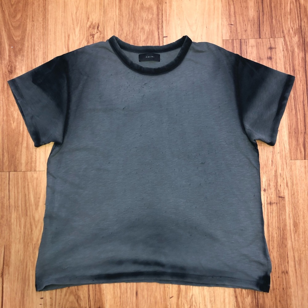 *SOLD* AMIRI | Grey Washed Shotgun Tee (XL)